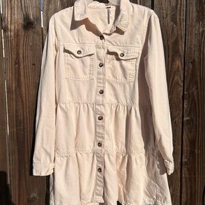 Free people Nicole denim mini dress